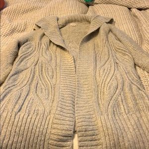 A New Day knee length cream and silver sweater